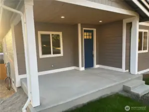 Massive Front porch entry