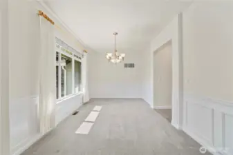 Dining Room (or Den) with Wainscoting