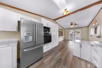 Newer stainless steel refrigerator