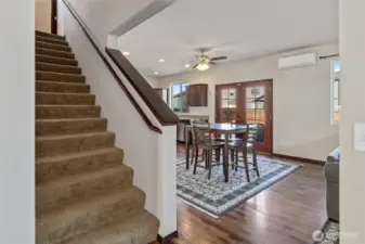 Four spacious bedrooms up here—primary suite with spa bath & walk-in closet, a large double-door media/bedroom with TV center, plus two more bedrooms sharing a nearby full bath. Room for everyone, everything, and every activity.