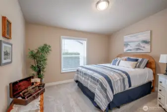 Owner's suite- king size bed approved!