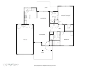 Floor plan for this condo.