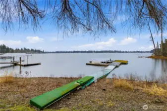 The dock is already in!