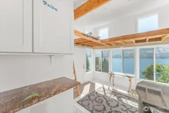 Interior views of cabin