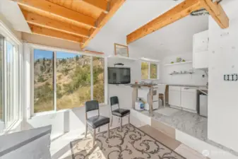 Interior views of cabin