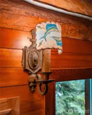 Check out this sweet light fixture