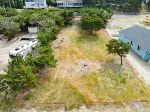 This nicely situated lot has a J place address allowing to build 16 ft. high.