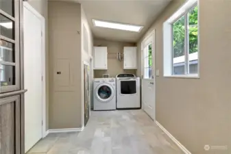 Utility room and pantry area