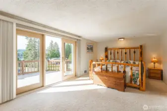 Enjoy the private balcony off the primary suite.