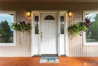 Welcoming front porch!