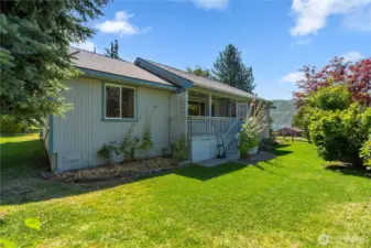 West side yard