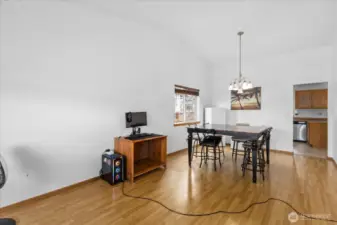 Another view of the dining room.