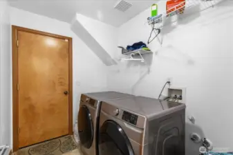 Washer & dryer stay.