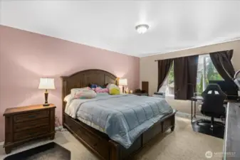 Large primary suite.
