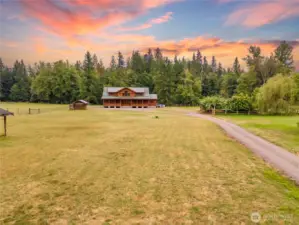 Beautiful log home