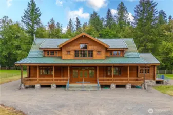 Large front porch