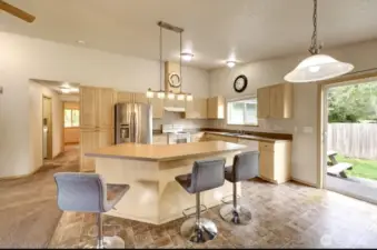 Plenty of counters and cabinets
