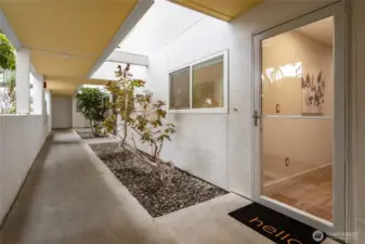 Door Into Unit 2nd Door from Condo Entry.