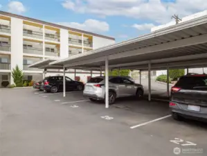 Covered Parking Spot #28 Conveys with Condo.