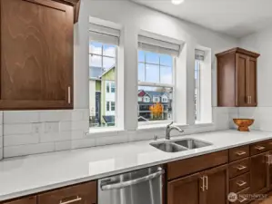 The future is looking bright from this kitchen