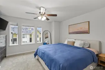 Spacious...plenty of room for that king bed you can't live without.