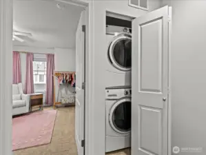 Laundry on upper level for ultimate convenience.