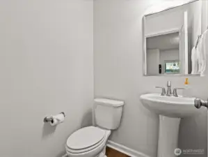 Main floor powder room