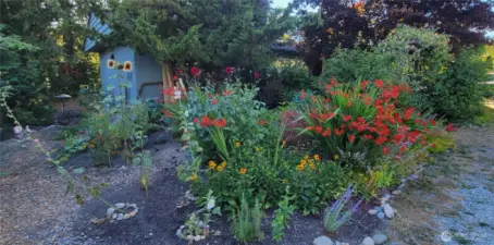 You're so lucky to buy this home in early spring, then watch the garden come alive!