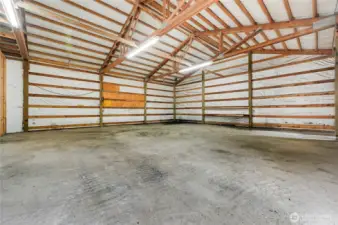 This is the first two bays, great place for toys, equipment and so much more.