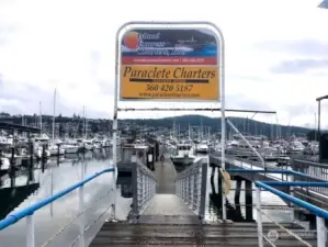 Dock at Skyline Marina for catching water taxi