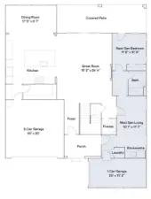 First floor - floor plan