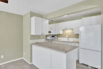 Kitchen.  All appliances stay.