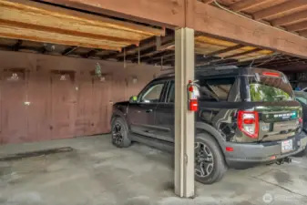 Assigned carport parking