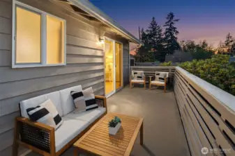 Enjoy the deck off the primary en-suite bedroom.