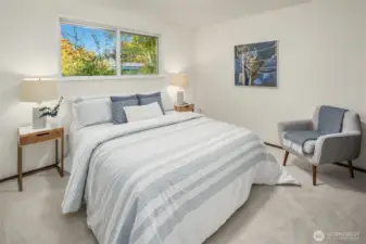 Second main floor bedroom.