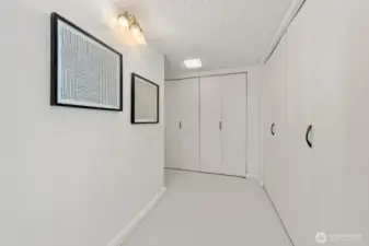 Tons of closet space in primary