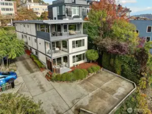 South Facing View of Triplex