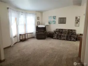 Another Picture of the Huge Living Room from the Hallway.