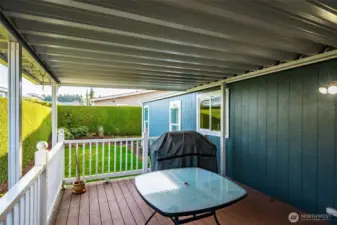 Back covered deck