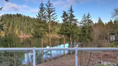 A private vantage point to enjoy tranquil water views and the quiet of nature.