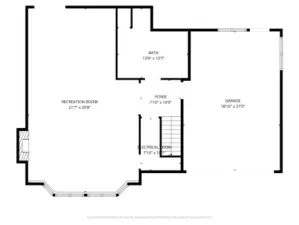 Lower Floor plan