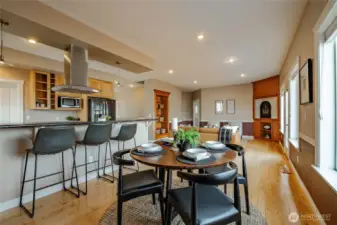 Kitchen, Dining and Living Room