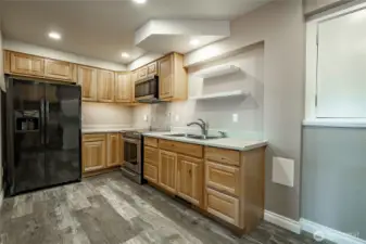 Lower level kitchen