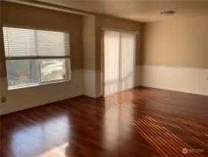 Kitchen with eating space access to balcony