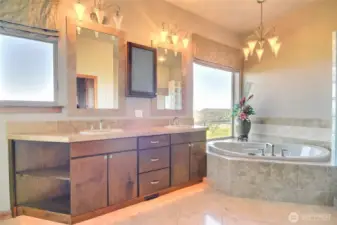 Spacious Master bath