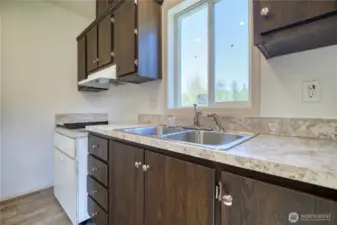 Sink and stove top