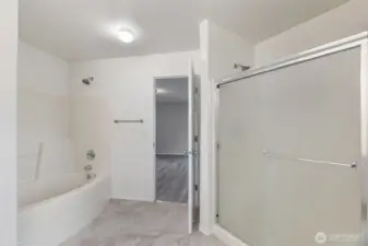 Nicely appointed primary bath!