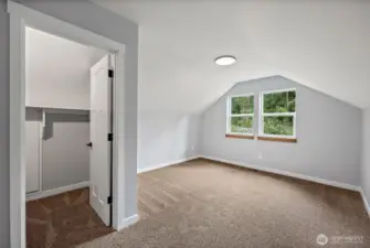 One of Two Upstairs Bedrooms!