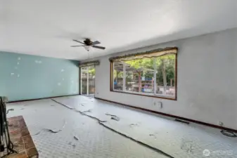 Living room needs new flooring