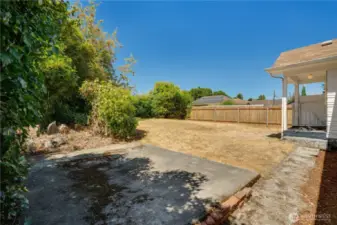 Large private lot - investigate your options for a DADU or sculpt out your dream gardens